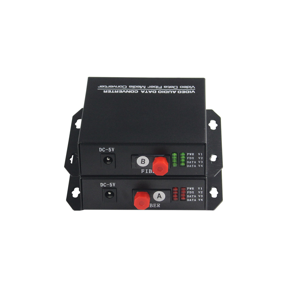 4-Channel Analog Video Optical Transceiver